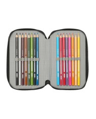 Plumier Triplo Teenage Mutant Ninja Turtles Nero Grigio 12,5 x 19,5 x 5,5 cm 36 Pezzi Plumier Triplo Teenage Mutant Ninja Turtles Nero Grigio 12,5 x 19,5 x 5,5 cm 36 Pezzi