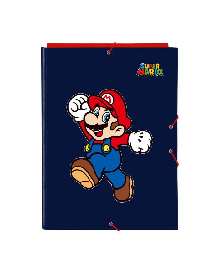 Fascicolo Super Mario World Blu Marino A4