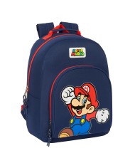 Trolley per la Scuola Super Mario World Blu Marino 32 x 42 x 15 cm Trolley per la Scuola Super Mario World Blu Marino 32 x 42 x 15 cm