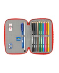 Astuccio Doppio Super Mario World Blu Marino 12.5 x 19.5 x 4 cm 28 Pezzi Astuccio Doppio Super Mario World Blu Marino 12.5 x 19.5 x 4 cm 28 Pezzi