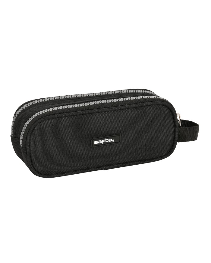 Astuccio Scuola Safta Stone Nero 21 x 8 x 6 cm Astuccio Scuola Safta Stone Nero 21 x 8 x 6 cm