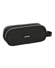 Astuccio Scuola Safta Stone Nero 21 x 8 x 6 cm Astuccio Scuola Safta Stone Nero 21 x 8 x 6 cm