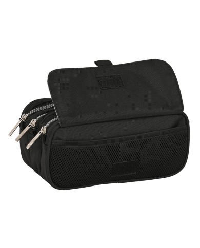 Astuccio Scuola Safta Stone Nero 21,5 x 10 x 8 cm