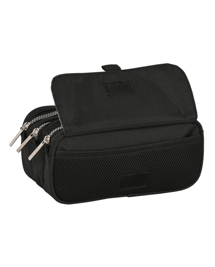 Astuccio Scuola Safta Stone Nero 21,5 x 10 x 8 cm Astuccio Scuola Safta Stone Nero 21,5 x 10 x 8 cm