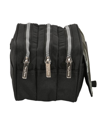 Astuccio Scuola Safta Stone Nero 21,5 x 10 x 8 cm