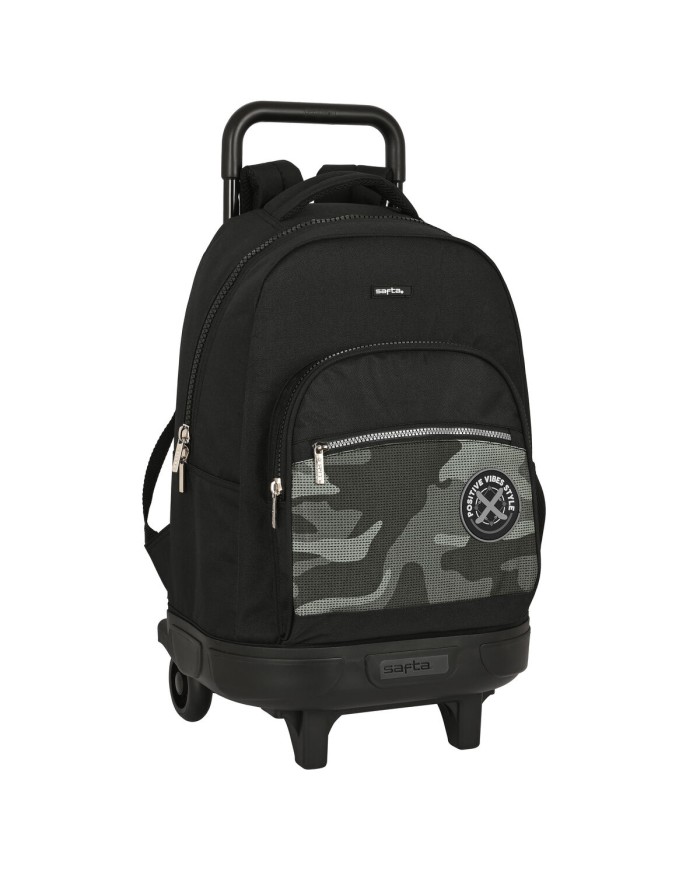 Trolley per la Scuola Safta Stone Nero 33 x 45 x 22 cm Trolley per la Scuola Safta Stone Nero 33 x 45 x 22 cm