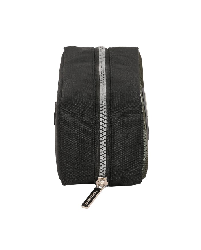 Astuccio Scuola Safta Stone Nero 21 x 8 x 8 cm Astuccio Scuola Safta Stone Nero 21 x 8 x 8 cm