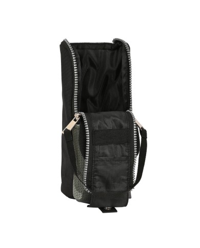 Astuccio Scuola Safta Stone Nero 6 x 21 x 6 cm