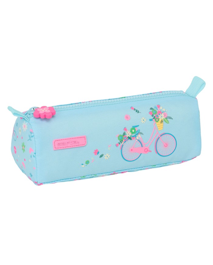 Astuccio Scuola Safta Bicicleta Azzurro 21 x 8 x 7 cm Astuccio Scuola Safta Bicicleta Azzurro 21 x 8 x 7 cm