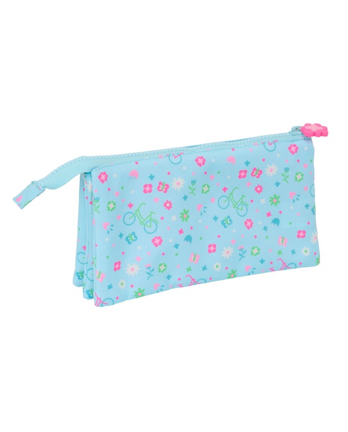 Astuccio Scuola Safta Bicicleta Azzurro 22 x 12 x 3 cm Astuccio Scuola Safta Bicicleta Azzurro 22 x 12 x 3 cm