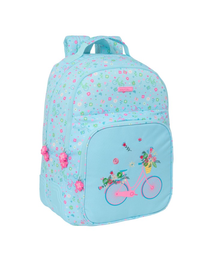 Zaino Scuola Safta Bicicleta Azzurro 32 x 42 x 15 cm Zaino Scuola Safta Bicicleta Azzurro 32 x 42 x 15 cm