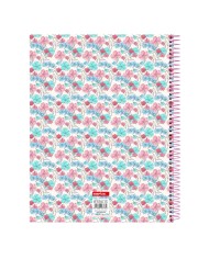 Agenda Moos Flores Multicolore A4 120 Fogli