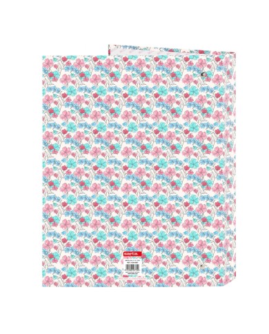 Raccoglitore ad anelli Moos Flores Multicolore A4 26.5 x 33 x 4 cm