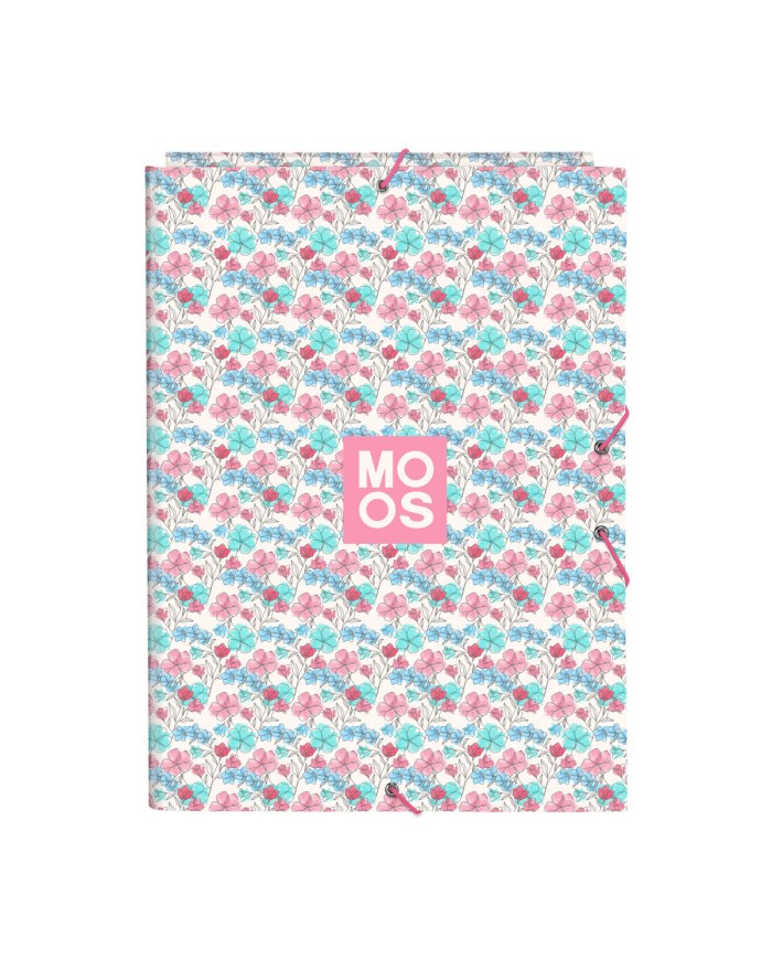 Raccoglitore ad anelli Moos Flores Multicolore A4 26 x 33.5 x 2.5 cm Raccoglitore ad anelli Moos Flores Multicolore A4 26 x 33.5 x 2.5 cm