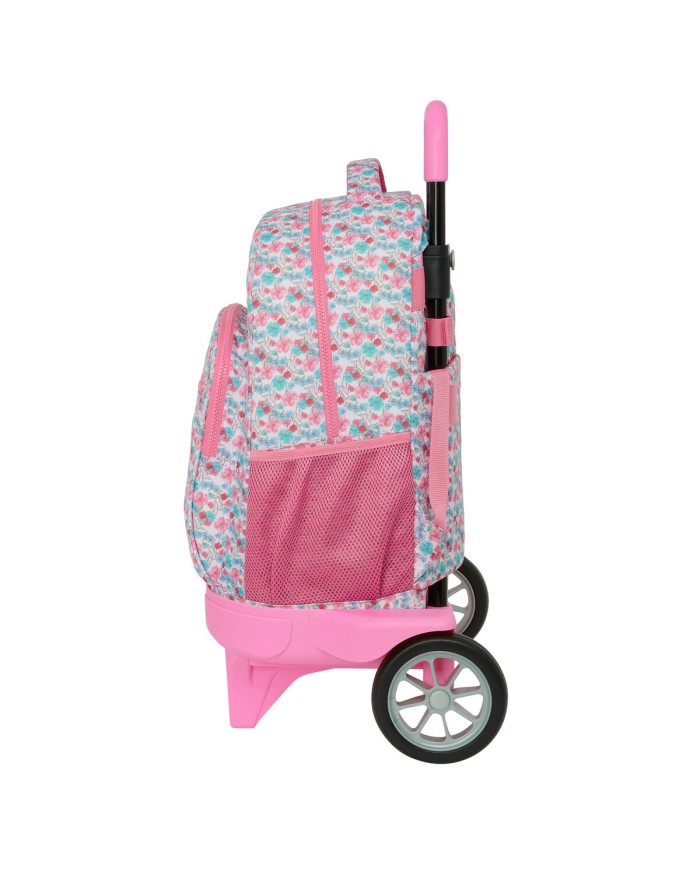 Trolley per la Scuola Moos Flores Multicolore 33 x 45 x 22 cm