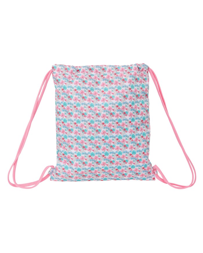 Zainetto con Cordini Moos Flores Multicolore 35 x 40 x 1 cm