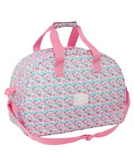 Borsa da Palestra Moos Flores Multicolore 48 x 33 x 21 cm
