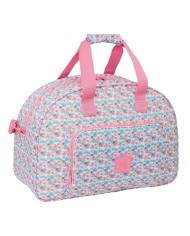 Borsa da Palestra Moos Flores Multicolore 48 x 33 x 21 cm