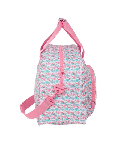 Borsa da Palestra Moos Flores Multicolore 48 x 33 x 21 cm