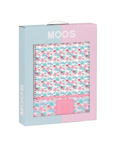 Set di Cancelleria Moos Flores 28 x 35 x 6 cm 3 Pezzi Set di Cancelleria Moos Flores 28 x 35 x 6 cm 3 Pezzi