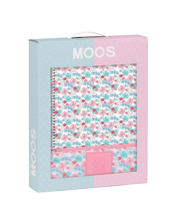 Set di Cancelleria Moos Flores 28 x 35 x 6 cm 3 Pezzi