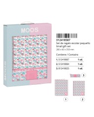 Set di Cancelleria Moos Flores 28 x 35 x 6 cm 3 Pezzi
