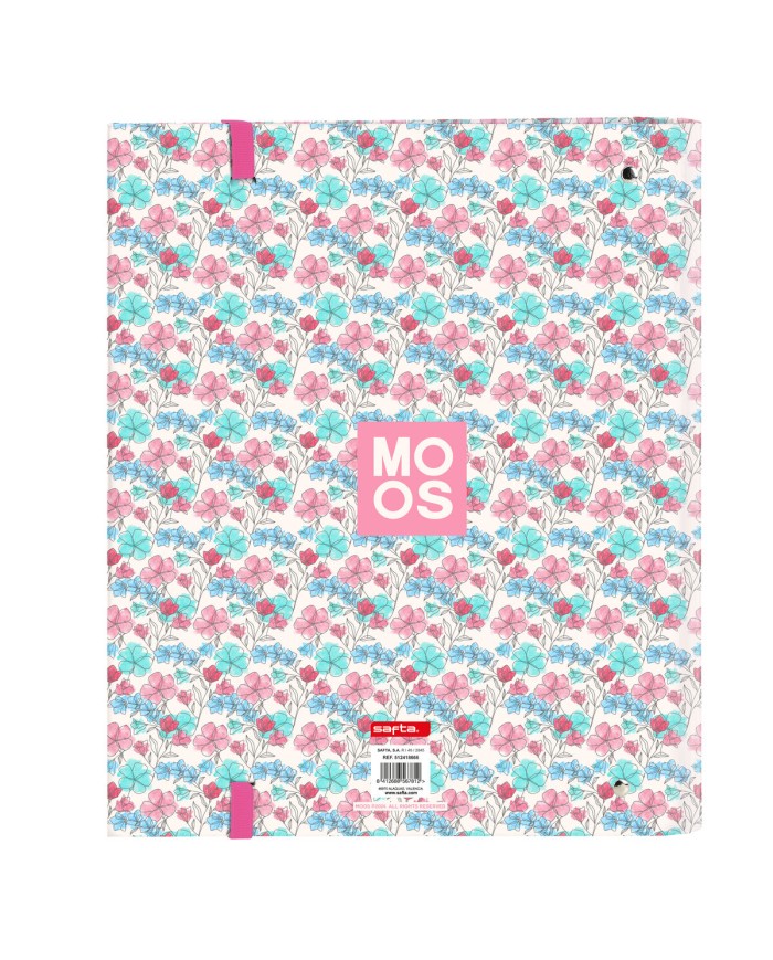 Raccoglitore ad anelli Moos Flores Multicolore 27 x 32 x 3.5 cm Raccoglitore ad anelli Moos Flores Multicolore 27 x 32 x 3.5 cm