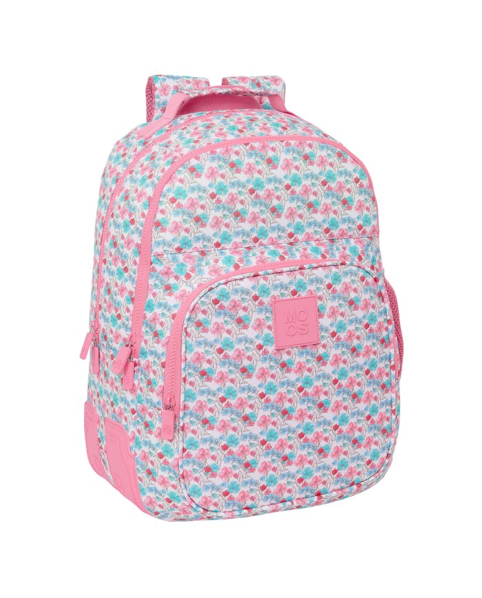 Zaino Scuola Moos Flores Multicolore 32 x 42 x 15 cm Zaino Scuola Moos Flores Multicolore 32 x 42 x 15 cm