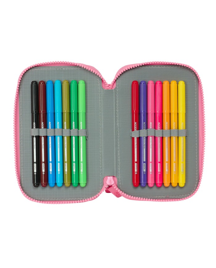 Astuccio Doppio Moos Flores Multicolore 12.5 x 19.5 x 4 cm 28 Pezzi Astuccio Doppio Moos Flores Multicolore 12.5 x 19.5 x 4 cm 28 Pezzi