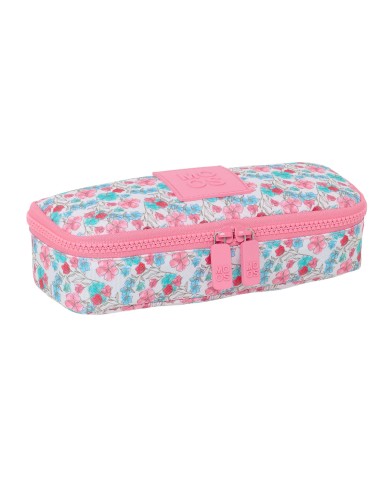Astuccio Scuola Moos Flores Multicolore 22 x 5 x 8 cm