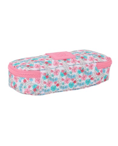 Astuccio Scuola Moos Flores Multicolore 22 x 5 x 8 cm