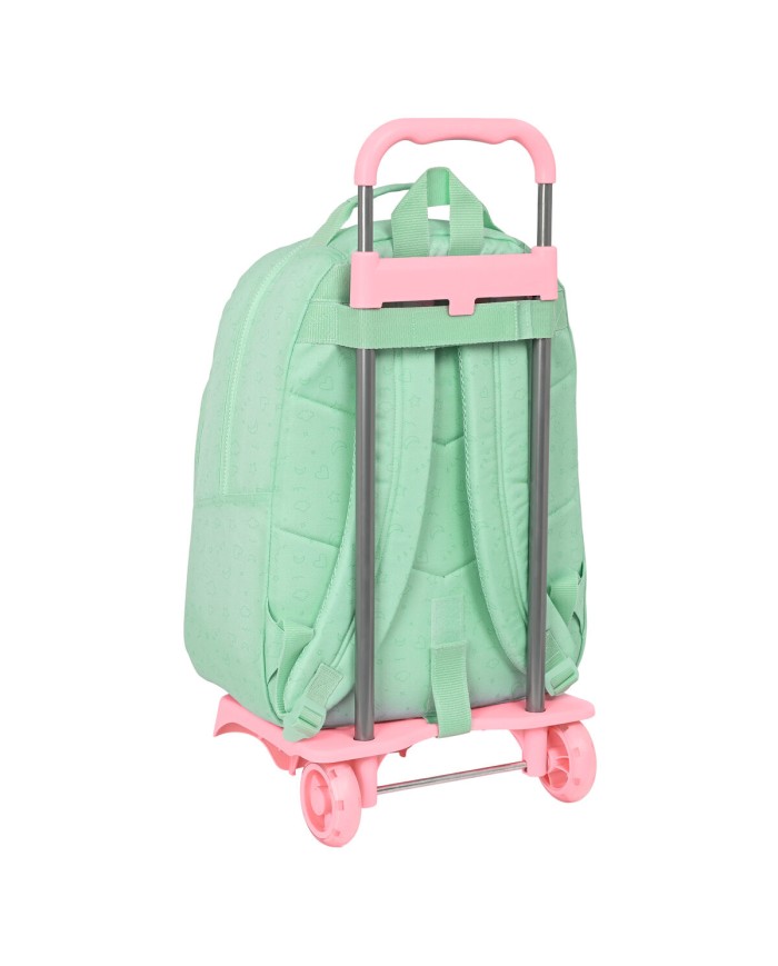 Trolley per la Scuola BlackFit8 Moon Verde 32 x 42 x 15 cm