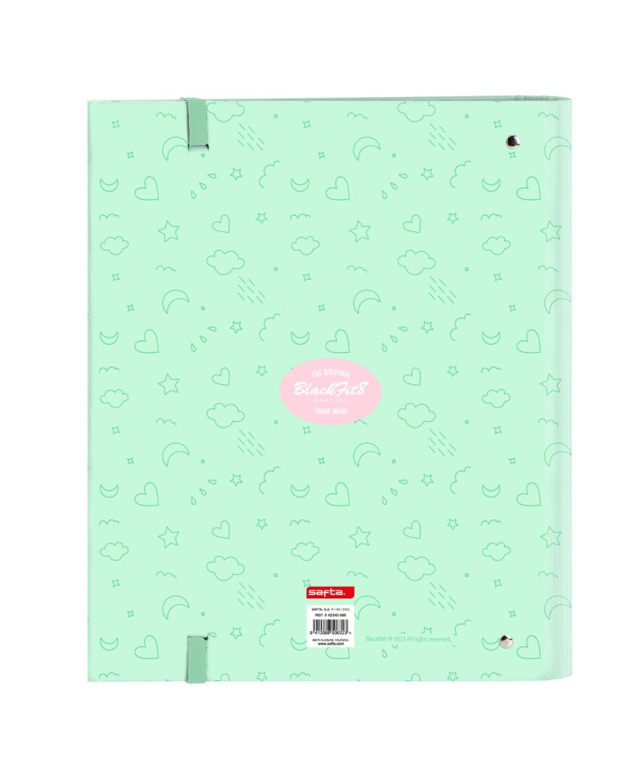 Raccoglitore ad anelli BlackFit8 Moon Verde 27 x 32 x 3.5 cm Raccoglitore ad anelli BlackFit8 Moon Verde 27 x 32 x 3.5 cm