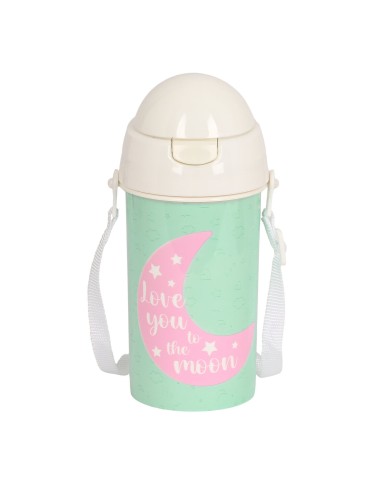 Bottiglia d'acqua BlackFit8 Moon Verde PVC 500 ml