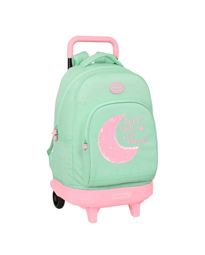 Trolley per la Scuola BlackFit8 Moon Verde 33 x 45 x 22 cm Trolley per la Scuola BlackFit8 Moon Verde 33 x 45 x 22 cm