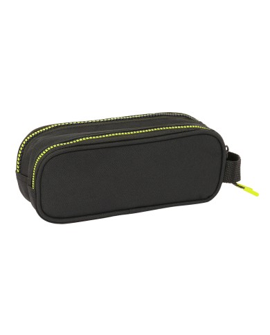 Portaoggetti Doppio Munich Beat Nero 21 x 8 x 6 cm