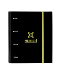 Raccoglitore ad anelli Munich Beat Nero 27 x 32 x 3.5 cm