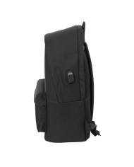 Zaino Scuola Munich +usb munich Nero 31 x 44 x 18 cm Zaino Scuola Munich +usb munich Nero 31 x 44 x 18 cm