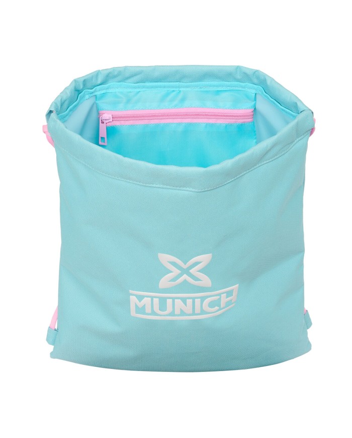 Zainetto con Cordini Munich Heaven Blu cielo 35 x 40 x 1 cm