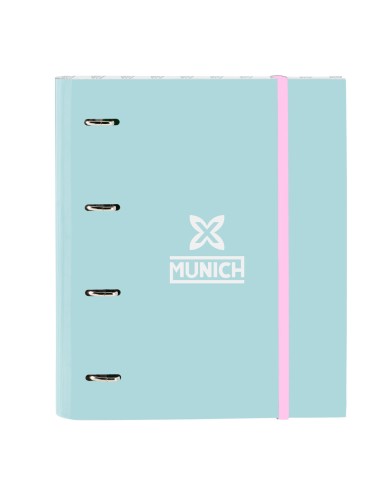 Raccoglitore ad anelli Munich Heaven Blu cielo 27 x 32 x 3.5 cm