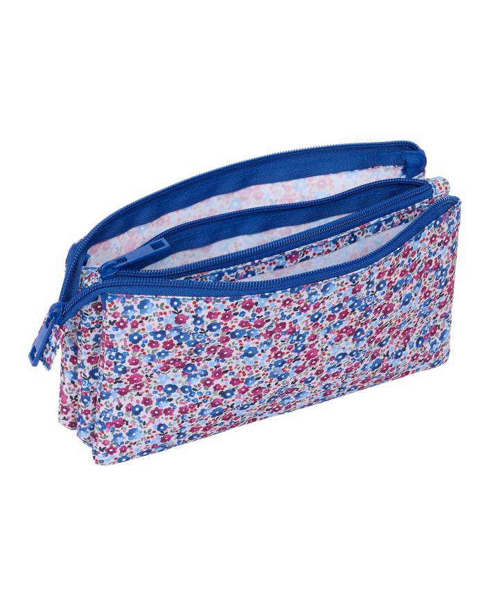 Necessaire Nait Nait Flores coimbra azul Azzurro 22 x 12 x 3 cm Necessaire Nait Nait Flores coimbra azul Azzurro 22 x 12 x 3 cm