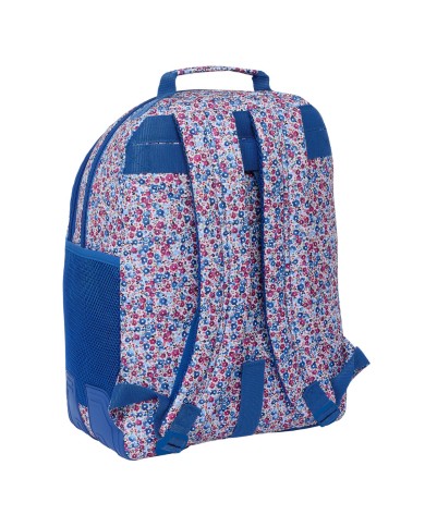 Zaino Scuola Nait Nait Flores coimbra azul Azzurro 32 x 42 x 15 cm