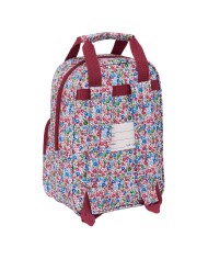 Zaino Scuola Nait Nait Flores coimbra burdeos Bordeaux 20 x 28 x 8 cm