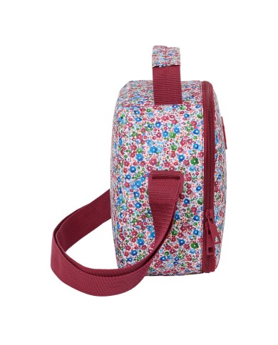 Portamerenda Termico Nait Nait Flores coimbra burdeos Bordeaux 20 x 20 x 15 cm