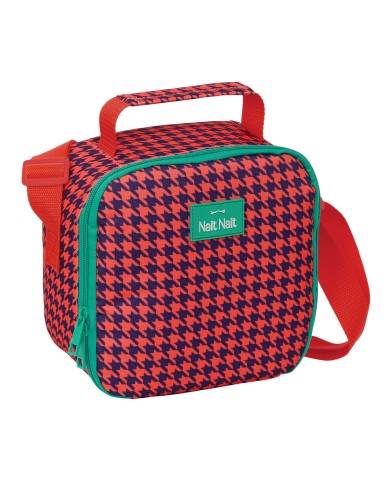 Portamerenda Termico Nait Nait Pata de gallo coral Corallo 20 x 20 x 15 cm