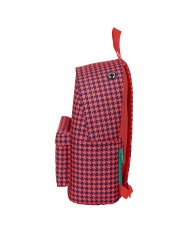 Zaino per Portatile Nait Nait Pata de gallo coral Corallo 31 x 41 x 16 cm Zaino per Portatile Nait Nait Pata de gallo coral Corallo 31 x 41 x 16 cm