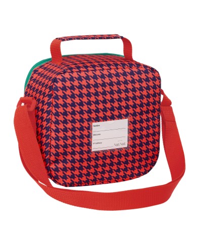 Portamerenda Termico Nait Nait Pata de gallo coral Corallo 20 x 20 x 15 cm