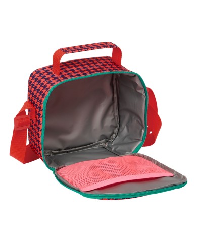 Portamerenda Termico Nait Nait Pata de gallo coral Corallo 20 x 20 x 15 cm