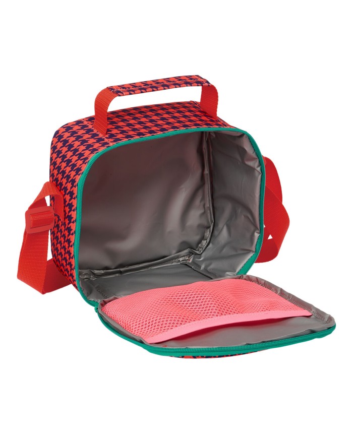 Portamerenda Termico Nait Nait Pata de gallo coral Corallo 20 x 20 x 15 cm