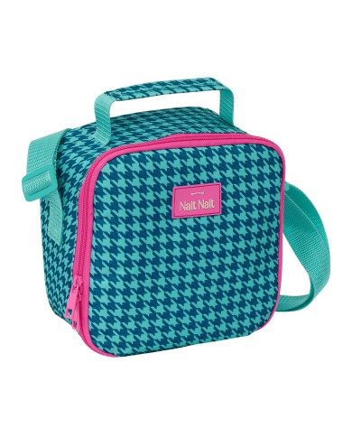 Portamerenda Termico Nait Nait Pata de gallo verde Verde 20 x 20 x 15 cm